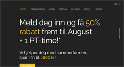 Desktop Screenshot of in-shape.no